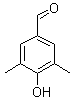 3,5-二甲基-4-羟基苯甲醛分子式结构图