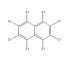 八氯萘分子式结构图