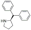 (R)-(+)-2-(二苯甲基)四氢吡咯分子式结构图