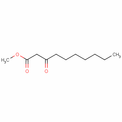 3-氧代癸酸甲酯分子式结构图