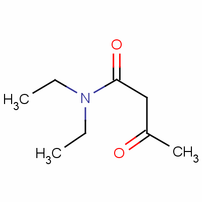 N,N-二乙基乙酰基乙酰胺分子式结构图