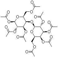 β-D-麦芽糖八乙酸酯分子式结构图