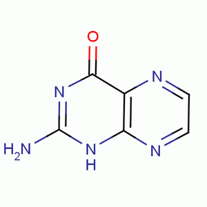 2-氨基-4-羟基蝶啶分子式结构图