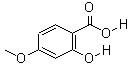 4-甲氧基水杨酸分子式结构图