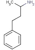 alpha-甲基-3-苯基丙胺分子式结构图