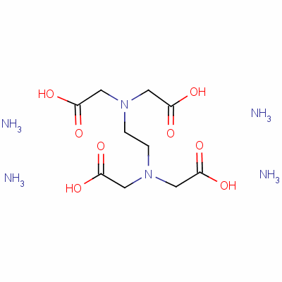 乙二胺四乙酸四铵分子式结构图