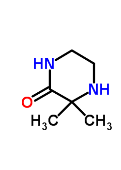 3,3-二甲基-2-哌啶酮分子式结构图