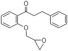 2'-(2,3-环氧丙氧基)-3-苯基-苯丙酮分子式结构图