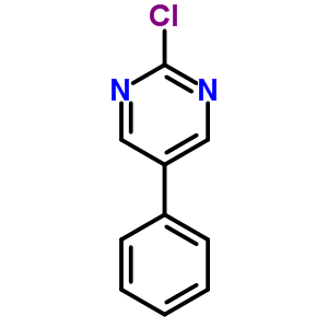 2-氯-5-苯基嘧啶分子式结构图