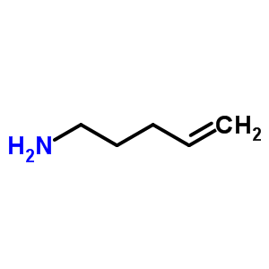 4-戊烯-1-胺分子式结构图