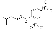 异戊醛2,4-二硝基苯腙分子式结构图