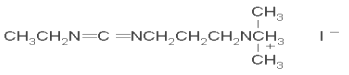 1-乙基-3-(3-二甲胺基丙基)碳二亚胺碘甲烷盐分子式结构图