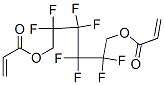 1H，1H，6H，6H-全氟-1,6-己基二丙烯酸酯分子式结构图