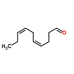 (4Z,7Z)-癸二烯醛分子式结构图