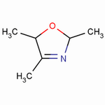 2,4,5-三甲基-3-唑啉分子式结构图