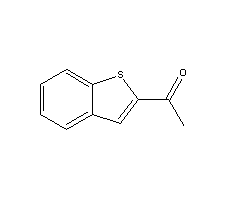 2-乙酰基苯并噻吩分子式结构图