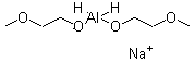 二氢双(二甲氧乙氧基)铝酸钠分子式结构图