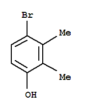 2,3-二甲基-4-溴苯酚分子式结构图