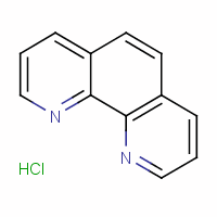 1,10-邻二氮杂菲盐酸盐分子式结构图