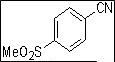 4-甲基磺酰基-苯甲腈分子式结构图