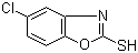 5-氯-2-巯基苯并恶唑分子式结构图