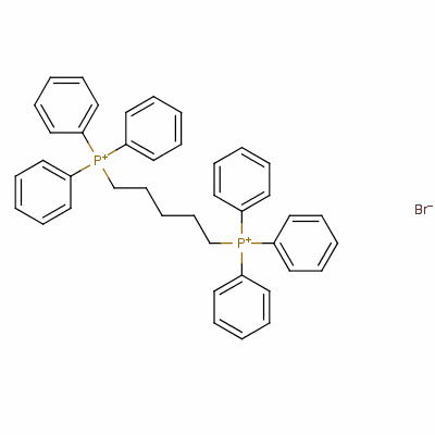 五亚甲基双(三苯基溴化膦)分子式结构图