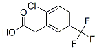 2-氯-5-(三氟甲基)苯乙酸分子式结构图