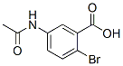 5-乙酰胺基-2-溴苯酸水合物分子式结构图