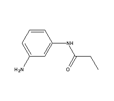 间氨基丙酰苯胺分子式结构图