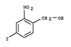 4-碘-2-硝基苄醇分子式结构图