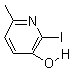 3-羟基-2-碘-6-甲基吡啶分子式结构图