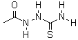 4-乙酰基氨基硫脲分子式结构图