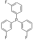 三(3-氟苯基)膦分子式结构图