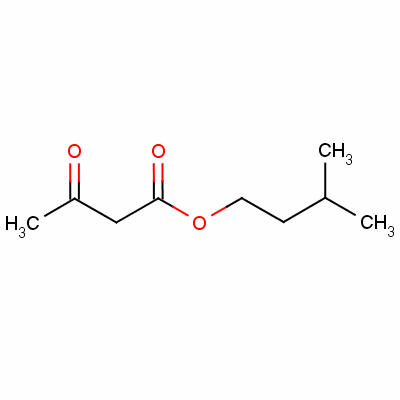 乙酰乙酸异戊酯;97%分子式结构图