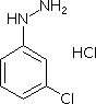 3-氯苯肼盐酸盐分子式结构图