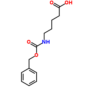 5-(苄氧羰基氨基)戊酸分子式结构图