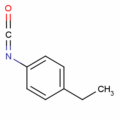4-乙基苯基异氰酸酯分子式结构图
