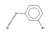 3-溴异氰酸苯酯分子式结构图