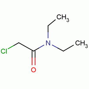 N,N-二乙基氯乙酰胺分子式结构图