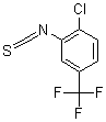 2-氯-5-三氟甲基异硫氰酸苯酯分子式结构图