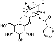 芍药苷分子式结构图