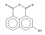羟基萘二甲酸酐分子式结构图