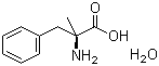 2-甲基-L-苯丙氨酸一水物分子式结构图