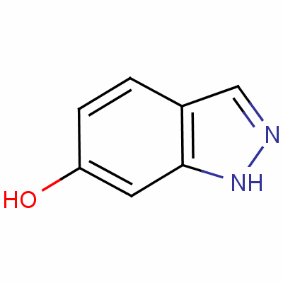 6-羟基吲唑分子式结构图