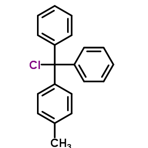 4-甲基三苯基氯甲烷分子式结构图