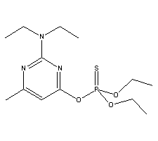 嘧啶磷分子式结构图