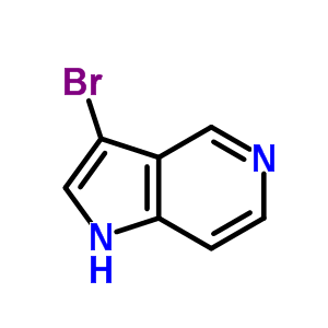 3-溴-5-氮杂吲哚分子式结构图