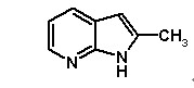 2-甲基-7-氮杂吲哚分子式结构图