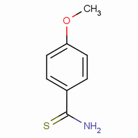 4-甲氧基硫代苯甲酰胺分子式结构图