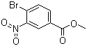 4-溴-3-硝基苯甲酸甲酯分子式结构图